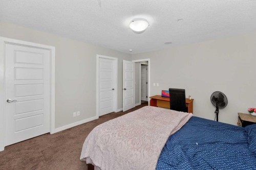 1072 Cornerstone Street Ne, Calgary, AB - Indoor Photo Showing Bedroom