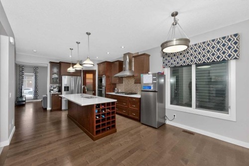 1072 Cornerstone Street Ne, Calgary, AB - Indoor Photo Showing Kitchen With Stainless Steel Kitchen With Upgraded Kitchen