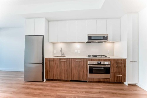 1012-730 2 Street Sw, Calgary, AB - Indoor Photo Showing Kitchen With Upgraded Kitchen