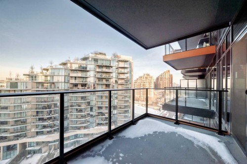 1012-730 2 Street Sw, Calgary, AB - Outdoor With Balcony With Exterior
