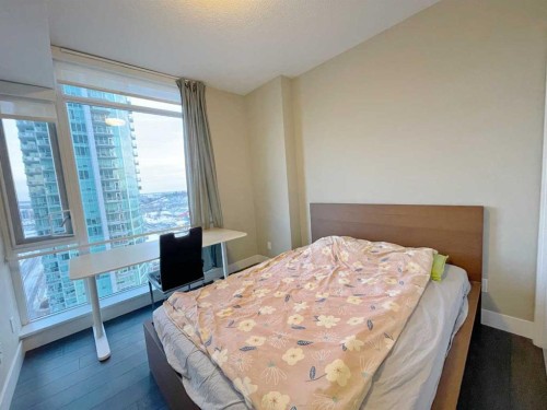 1502-1122 3 Street Se, Calgary, AB - Indoor Photo Showing Bedroom