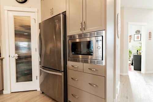 178 Livingston Avenue Ne, Calgary, AB - Indoor Photo Showing Kitchen With Stainless Steel Kitchen