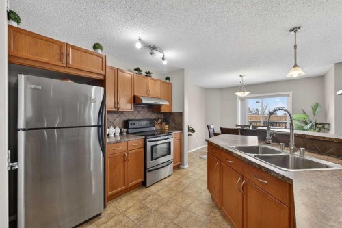 106 Saddlecrest Crescent Ne, Calgary, AB - Indoor Photo Showing Kitchen With Double Sink