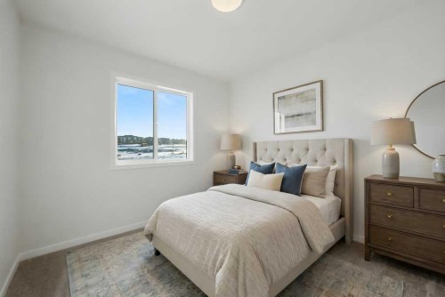 219 Herron Landing Ne, Calgary, AB - Indoor Photo Showing Bedroom