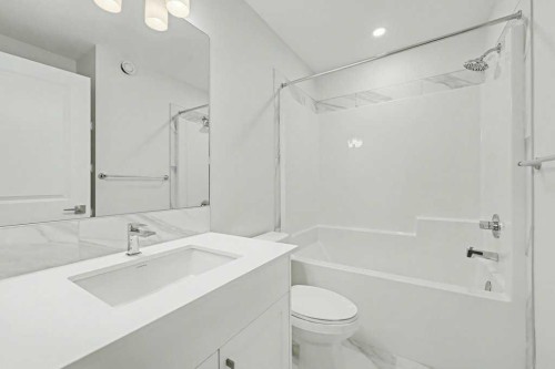 219 Herron Landing Ne, Calgary, AB - Indoor Photo Showing Bathroom