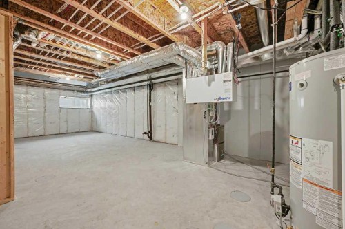 219 Herron Landing Ne, Calgary, AB - Indoor Photo Showing Basement