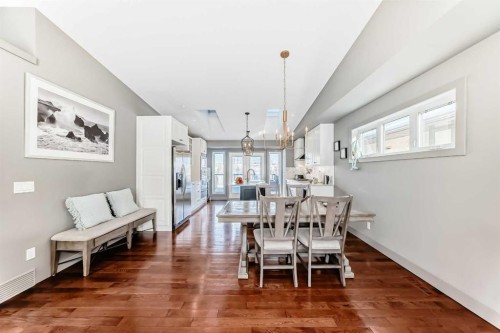 52 Hidden Vale Crescent Nw, Calgary, AB - Indoor Photo Showing Dining Room