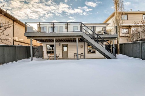52 Hidden Vale Crescent Nw, Calgary, AB - Outdoor With Deck Patio Veranda