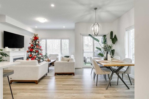 156 Crestridge Common Sw, Calgary, AB - Indoor With Fireplace