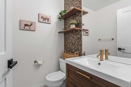 1-1061 Evergreen Circle, Canmore, AB - Indoor Photo Showing Bathroom