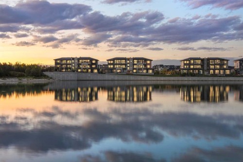 202-140 Marina Cove Se, Calgary, AB - Outdoor With Body Of Water With View