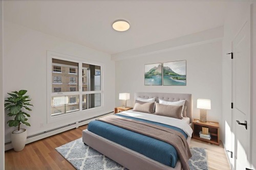7322-1802 Mahagony Boulevard Se, Calgary, AB - Indoor Photo Showing Bedroom