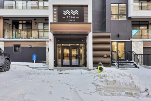 7322-1802 Mahagony Boulevard Se, Calgary, AB - Outdoor With Balcony With Facade