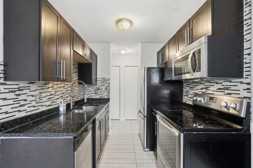204-2611 15A Street Sw, Calgary, AB - Indoor Photo Showing Kitchen With Double Sink With Upgraded Kitchen