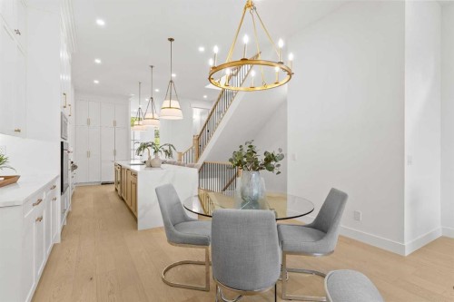 2019 6 Avenue Nw, Calgary, AB - Indoor Photo Showing Dining Room