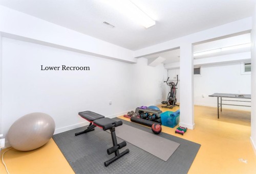 4 Woodside Lane, Canmore, AB - Indoor Photo Showing Gym Room