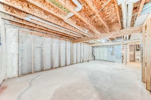 1449 Bayview Point Sw, Airdrie, AB - Indoor Photo Showing Basement