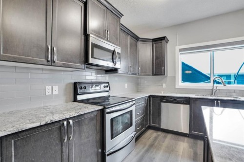 140 Cornerstone Avenue Ne, Calgary, AB - Indoor Photo Showing Kitchen With Upgraded Kitchen