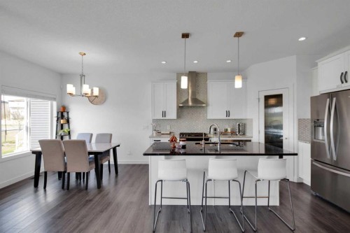 301 Sage Meadows Park Nw, Calgary, AB - Indoor Photo Showing Kitchen With Upgraded Kitchen