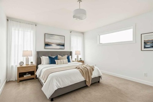 192 Creekstone Circle Sw, Calgary, AB - Indoor Photo Showing Bedroom