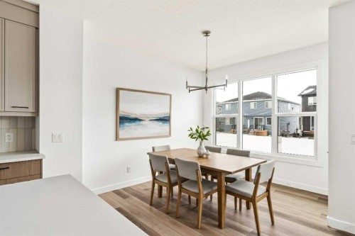 192 Creekstone Circle Sw, Calgary, AB - Indoor Photo Showing Dining Room