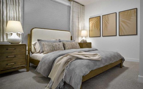 199 Starling Place Nw, Calgary, AB - Indoor Photo Showing Bedroom