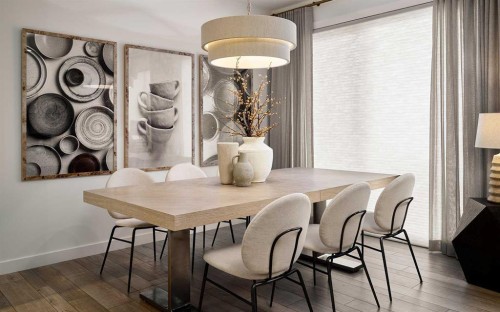 199 Starling Place Nw, Calgary, AB - Indoor Photo Showing Dining Room