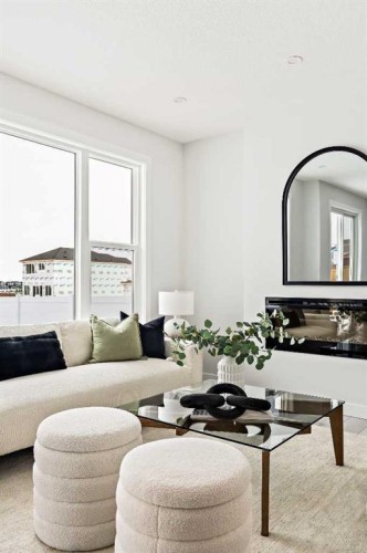 239 Creekstone Circle Sw, Calgary, AB - Indoor Photo Showing Living Room