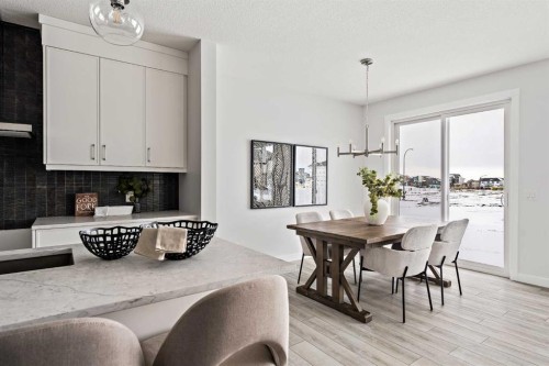 239 Creekstone Circle Sw, Calgary, AB - Indoor Photo Showing Dining Room