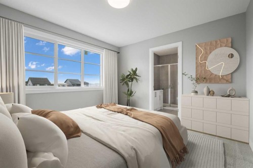 356 Waterford Boulevard, Chestermere, AB - Indoor Photo Showing Bedroom