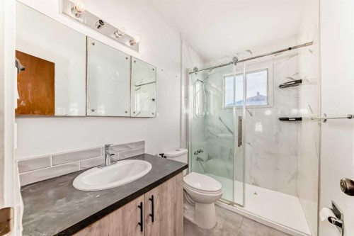 724 Millar Road Ne, Calgary, AB - Indoor Photo Showing Bathroom