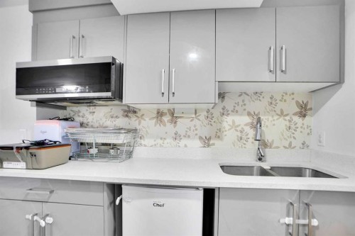 353-111 Tarawood Lane Ne, Calgary, AB - Indoor Photo Showing Kitchen With Double Sink