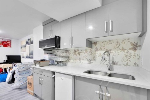 353-111 Tarawood Lane Ne, Calgary, AB - Indoor Photo Showing Kitchen With Double Sink