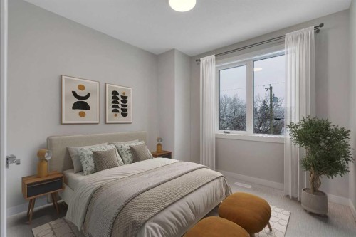 8631 48 Avenue Nw, Calgary, AB - Indoor Photo Showing Bedroom