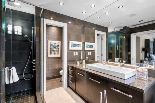 804-690 Princeton Way Sw, Calgary, AB - Indoor Photo Showing Bathroom