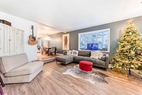 107 Fawn Crescent Se, Calgary, AB - Indoor Photo Showing Living Room