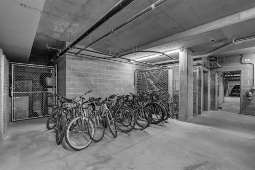 304-518 33 Street Nw, Calgary, AB - Indoor Photo Showing Garage