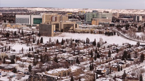 304-518 33 Street Nw, Calgary, AB - Outdoor With View