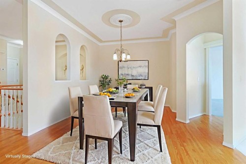 108 Hamptons Heights Nw, Calgary, AB - Indoor Photo Showing Dining Room
