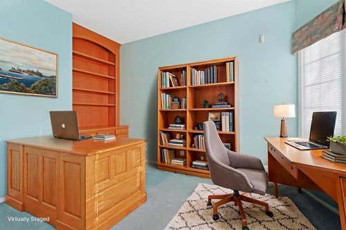 108 Hamptons Heights Nw, Calgary, AB - Indoor Photo Showing Office