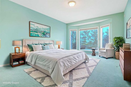 108 Hamptons Heights Nw, Calgary, AB - Indoor Photo Showing Bedroom