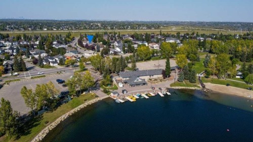 18380 Chaparral Street Se, Calgary, AB - Outdoor With Body Of Water With View