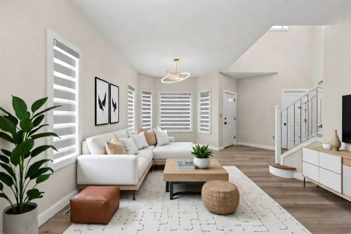 165 Canals Circle Sw, Airdrie, AB - Indoor Photo Showing Living Room