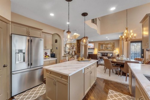 149 West Creek Boulevard, Chestermere, AB - Indoor Photo Showing Kitchen With Upgraded Kitchen