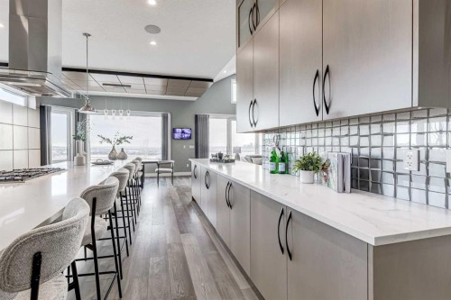 26 Patina Hill Sw, Calgary, AB - Indoor Photo Showing Kitchen With Upgraded Kitchen