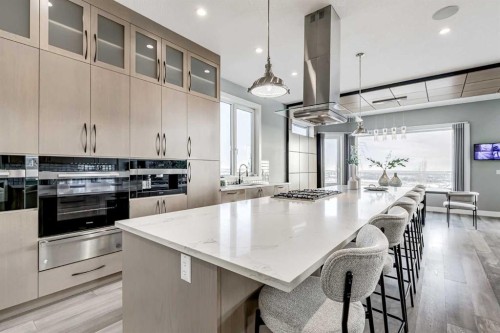 26 Patina Hill Sw, Calgary, AB - Indoor Photo Showing Kitchen With Upgraded Kitchen