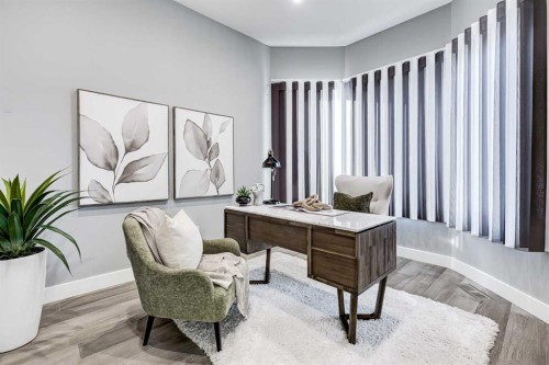 26 Patina Hill Sw, Calgary, AB - Indoor Photo Showing Office