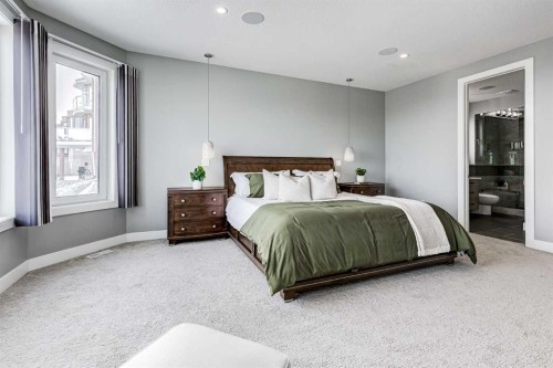 26 Patina Hill Sw, Calgary, AB - Indoor Photo Showing Bedroom