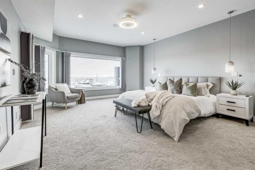 26 Patina Hill Sw, Calgary, AB - Indoor Photo Showing Bedroom