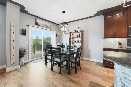 166 Fireside Bend, Cochrane, AB - Indoor Photo Showing Dining Room